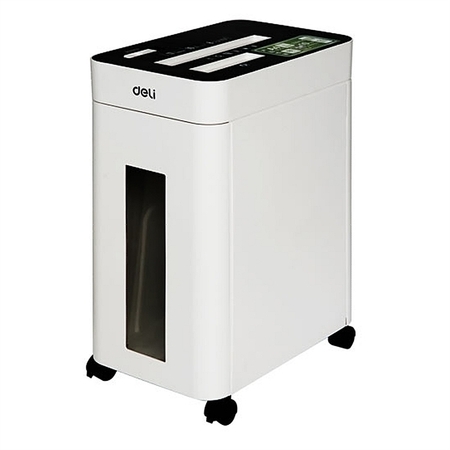 得力9924碎纸机得力碎纸机4级保密电动办公家用文件粉碎机电动碎纸机